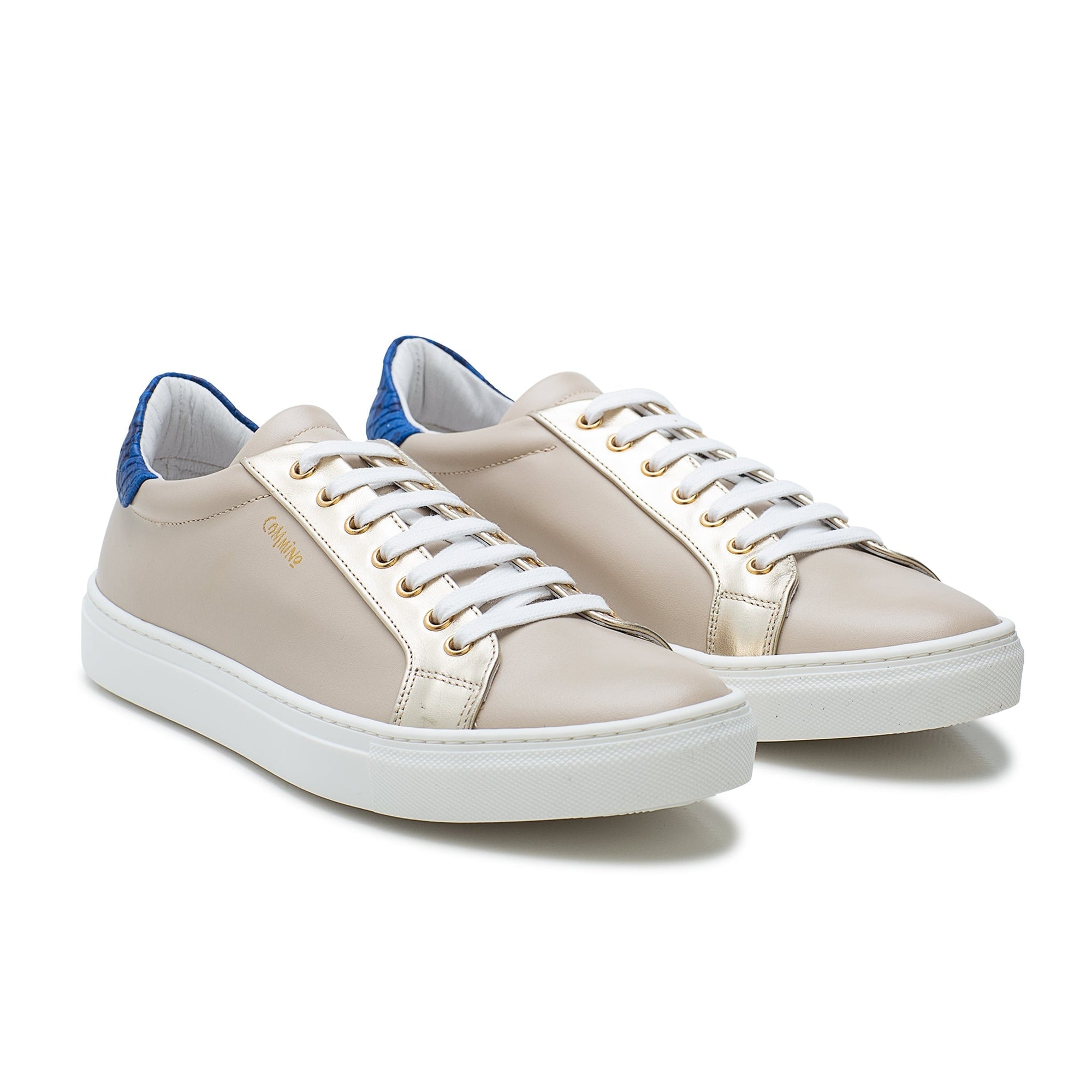Sorrento- platinum and blue sneaker Sneakers Cammino Shoes 