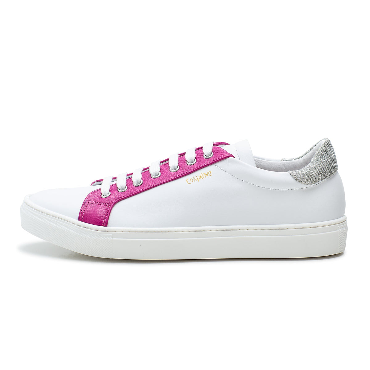 Orvieto - Pink and Silver Sparkles Sneaker Sneakers Cammino Shoes 