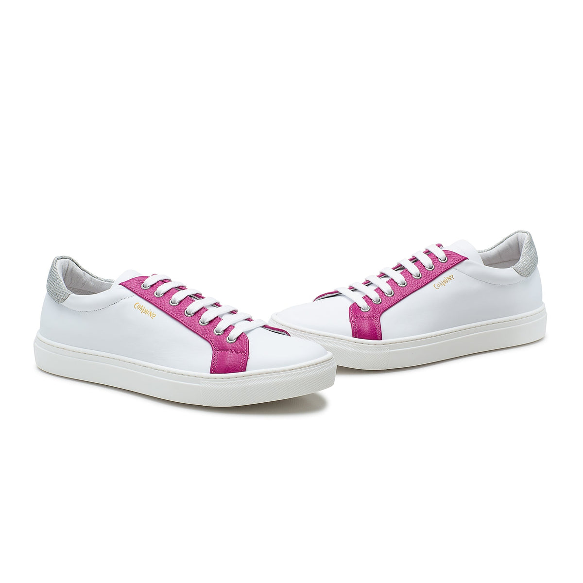 Orvieto - Pink and Silver Sparkles Sneaker Sneakers Cammino Shoes 