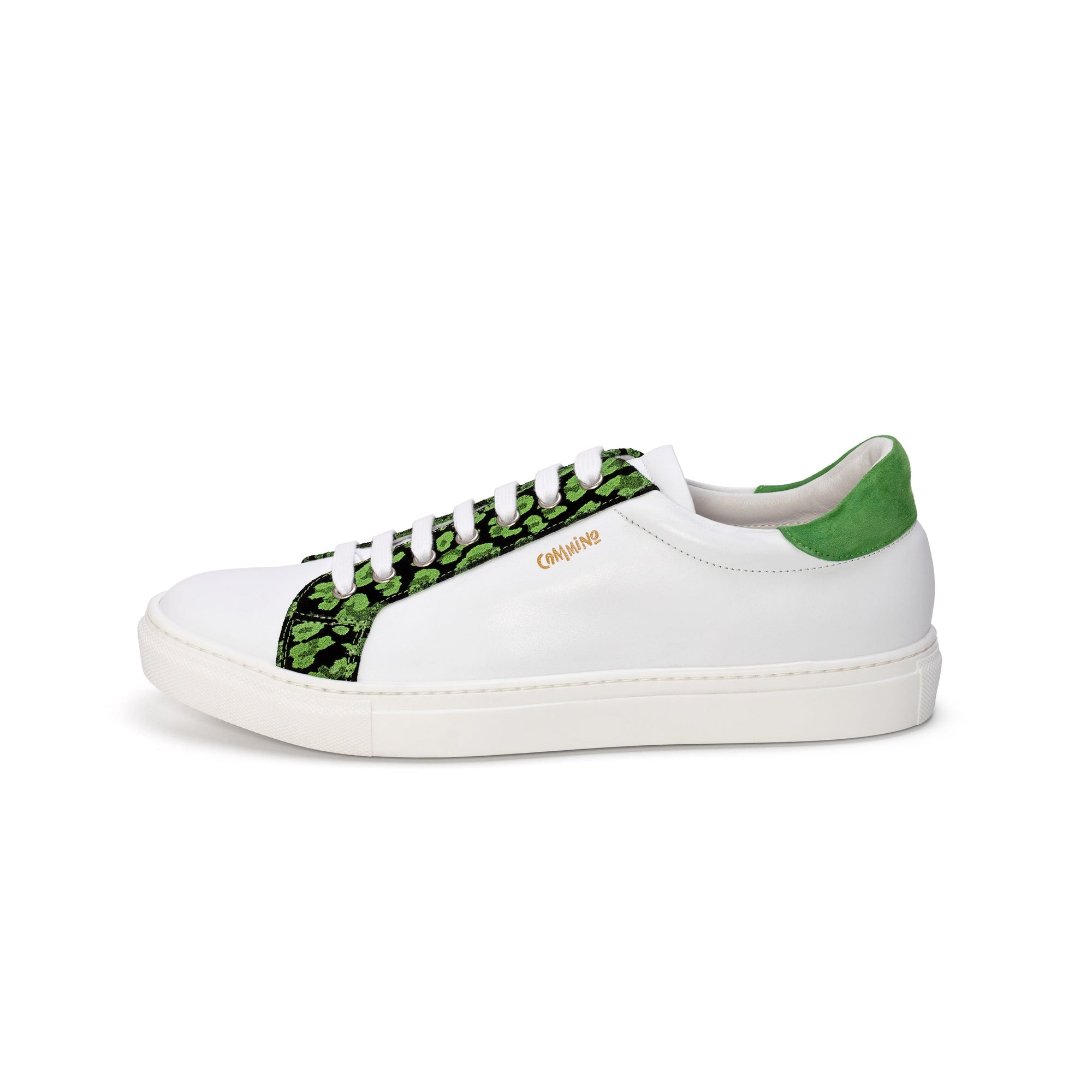 Avonde - white and green sneaker Sneakers Cammino Shoes 
